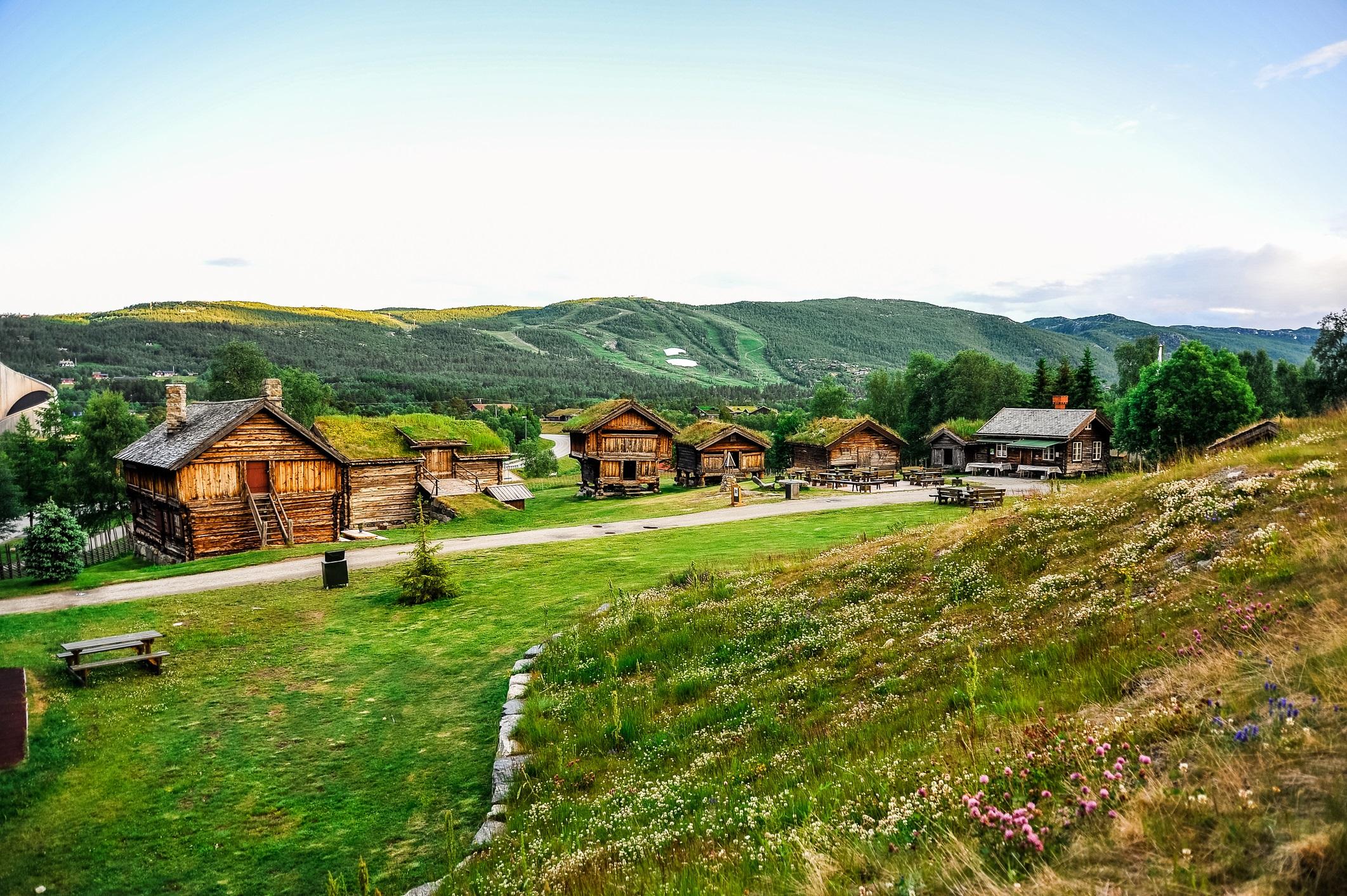 View of the ski resort Geilo.
