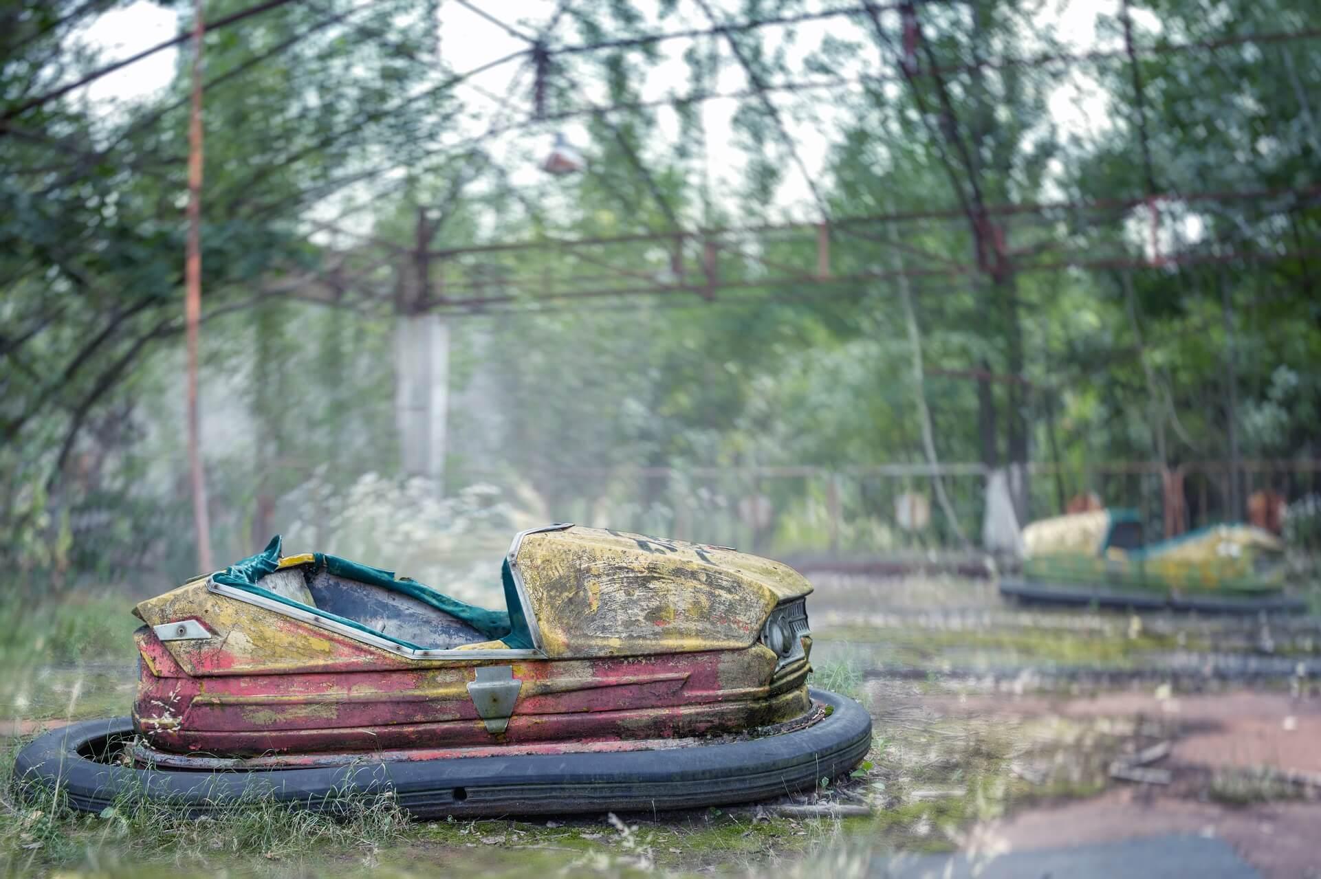 Pripyat near Chernobyl in Ukraine