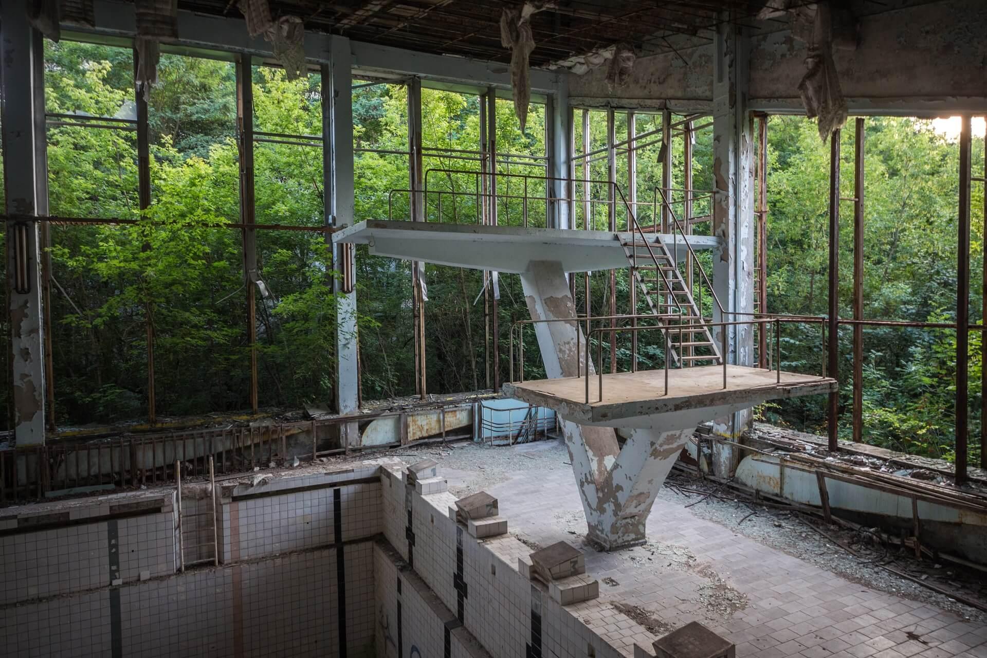 Pripyat near Chernobyl in Ukraine