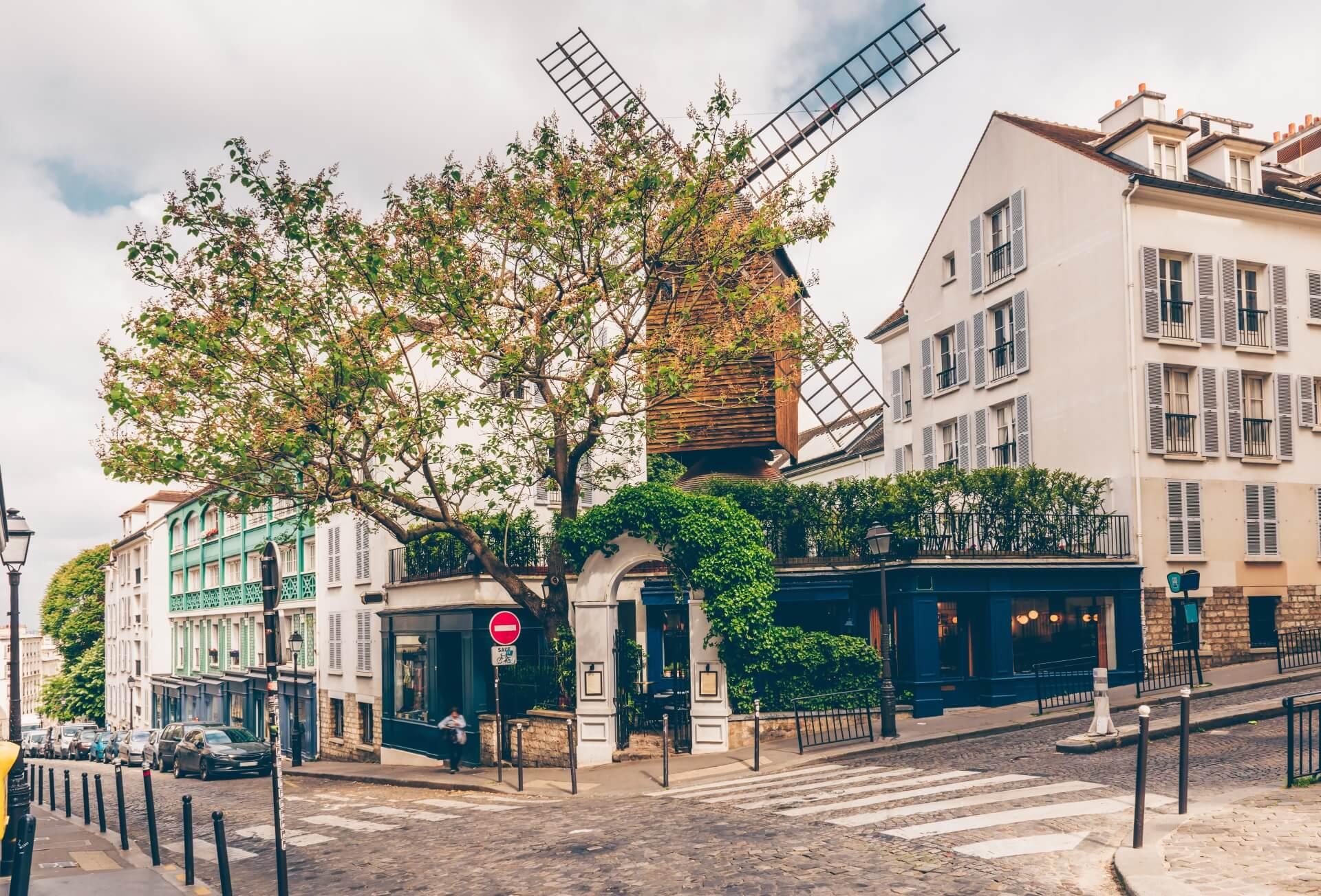 Windmill in Montmartre, Paris
