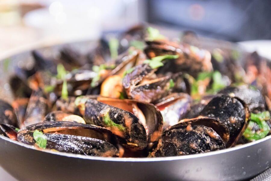 Dish with Shellfish