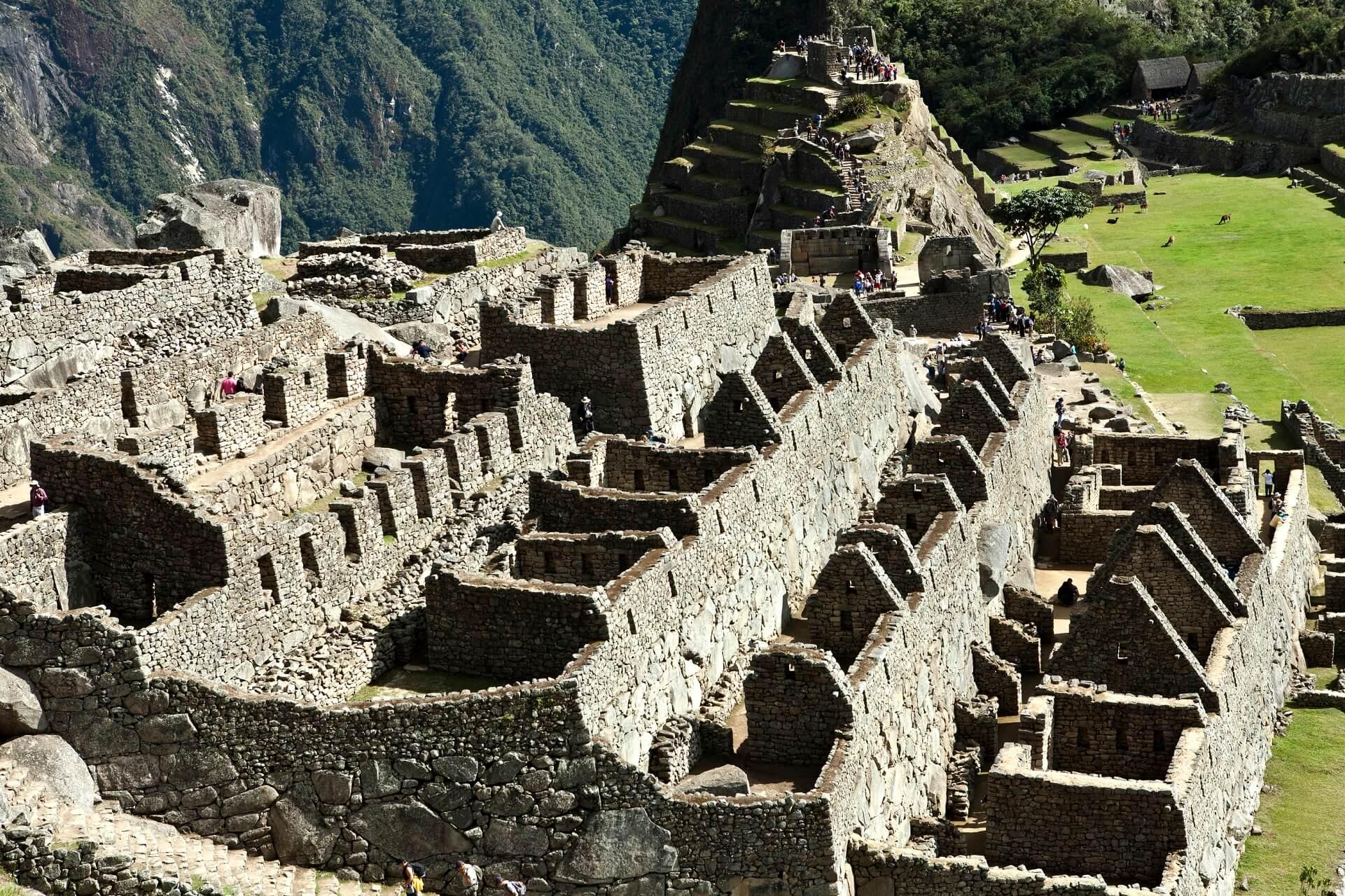 Machu Picchu ruins site in Peru, South America