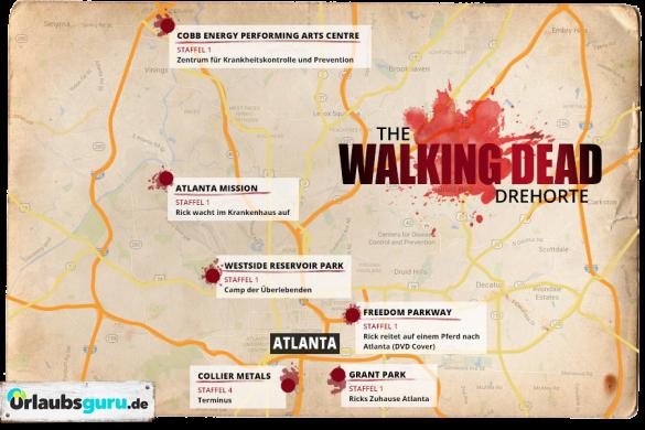 The Walking Dead filming locations, Atlanta, TWD