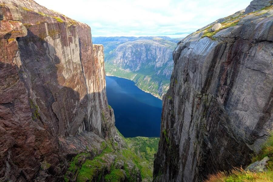 Path to Kjeragbolten in Norway