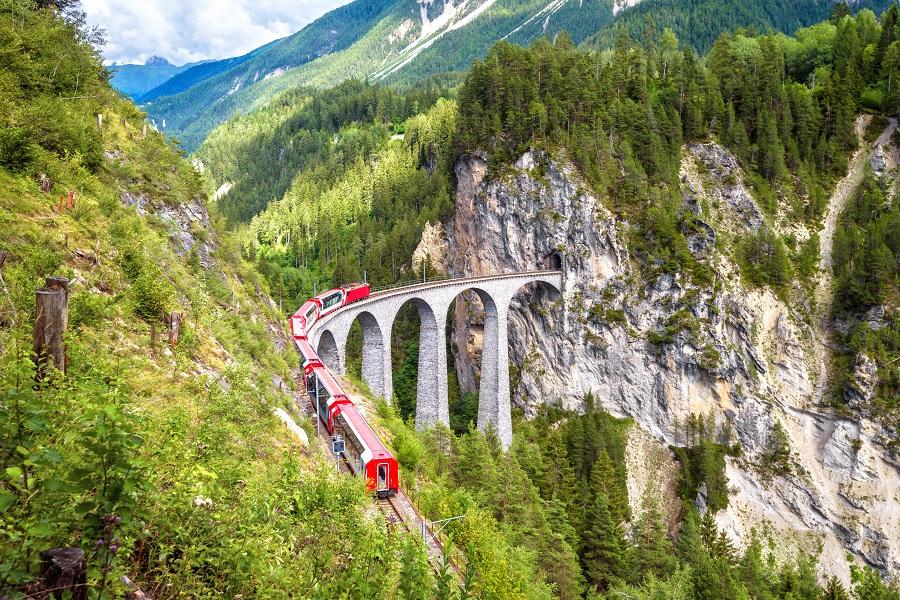 Landwasser Viaduct Switzerland