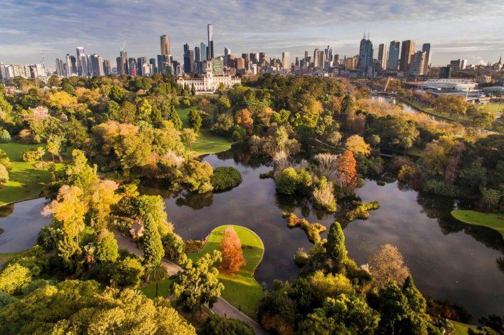 Melbourne from above