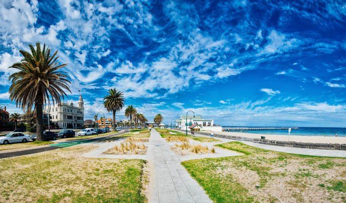 St Kilda Beach in Melbourne