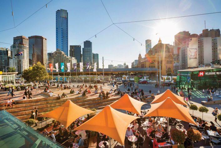 Federation Square in Melbourne
