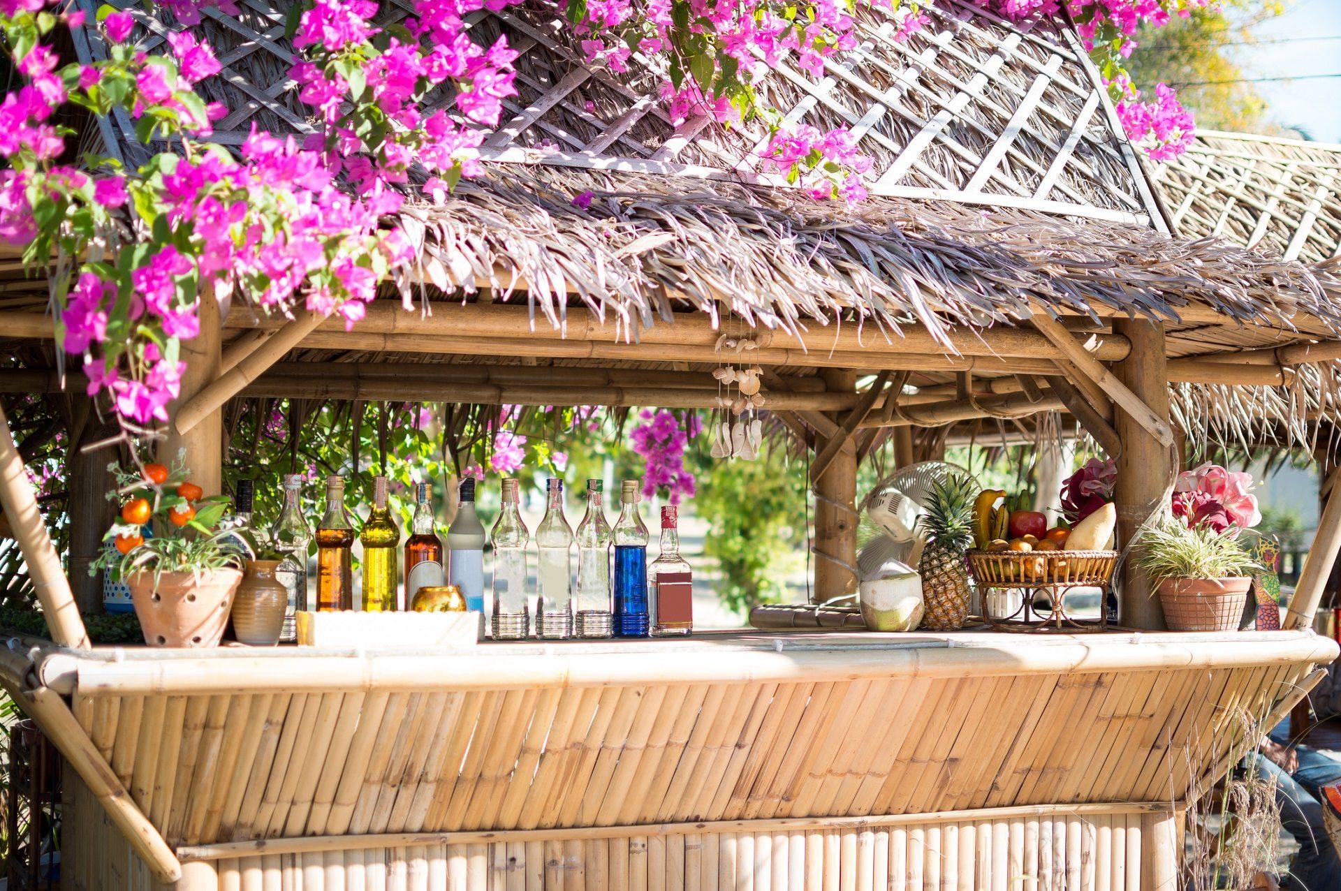 A bar in Mauritius