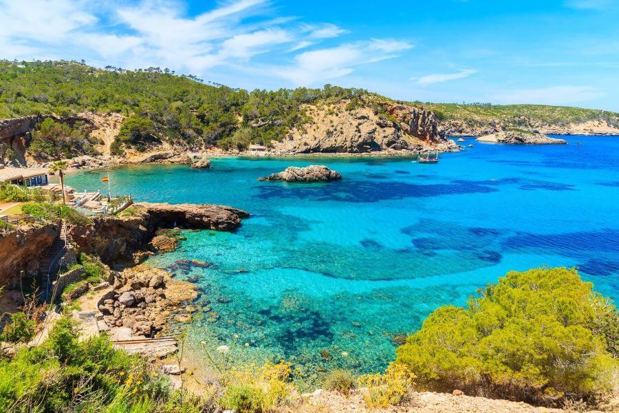 Bay of Cala Xarraca in Ibiza