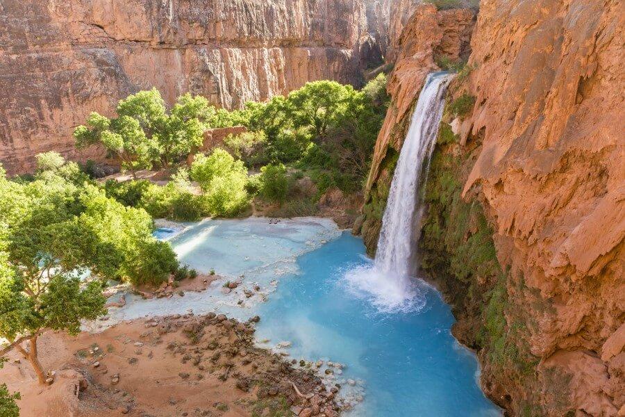 Havasu Falls in the Grand Canyon