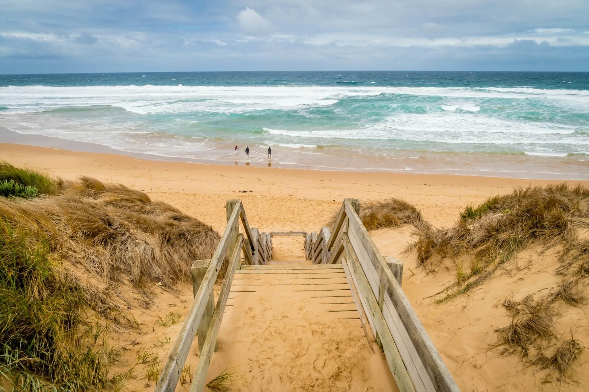 The beach at Cape Woolamai on Phillip Island