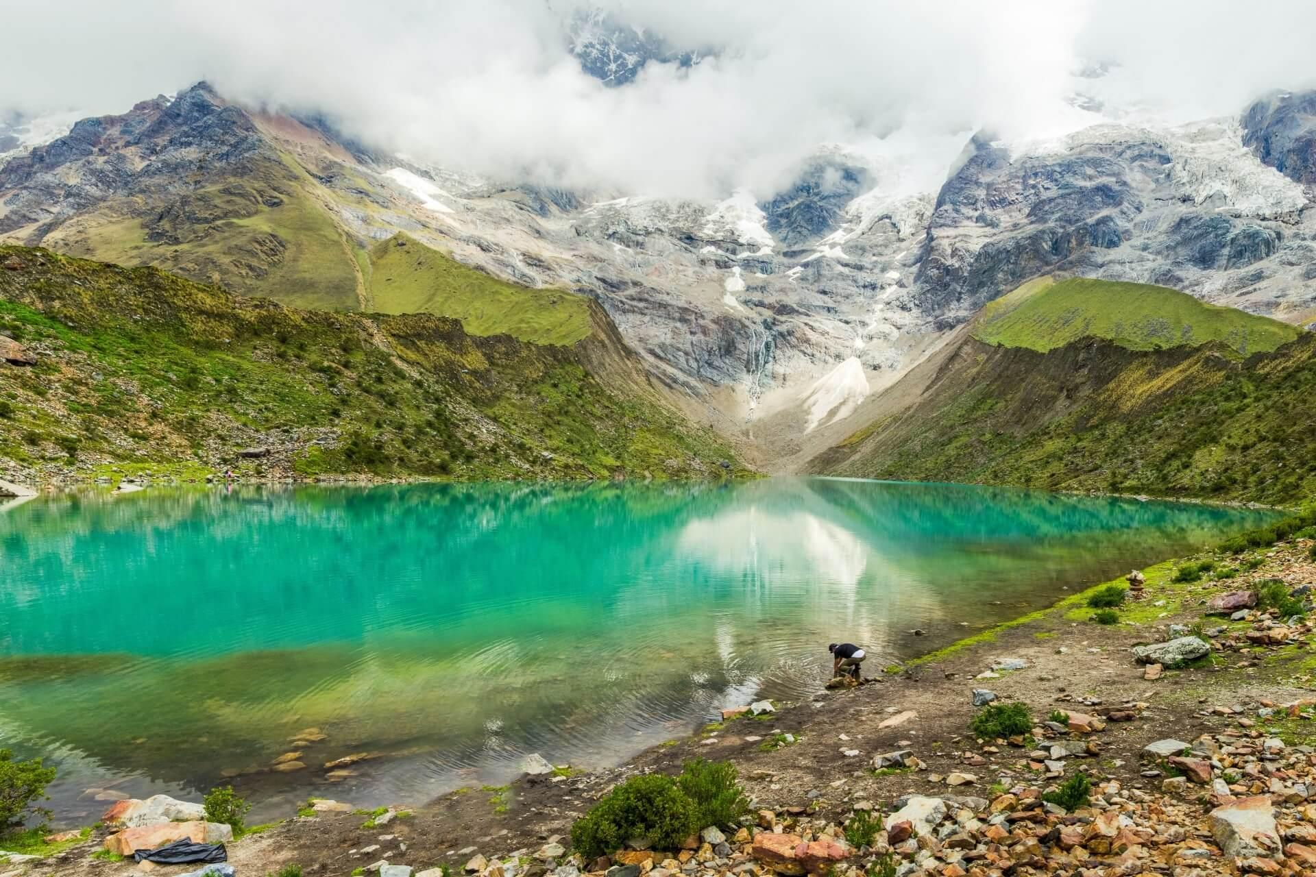 Humantay Lake, lake in Cusco, Peru, South America