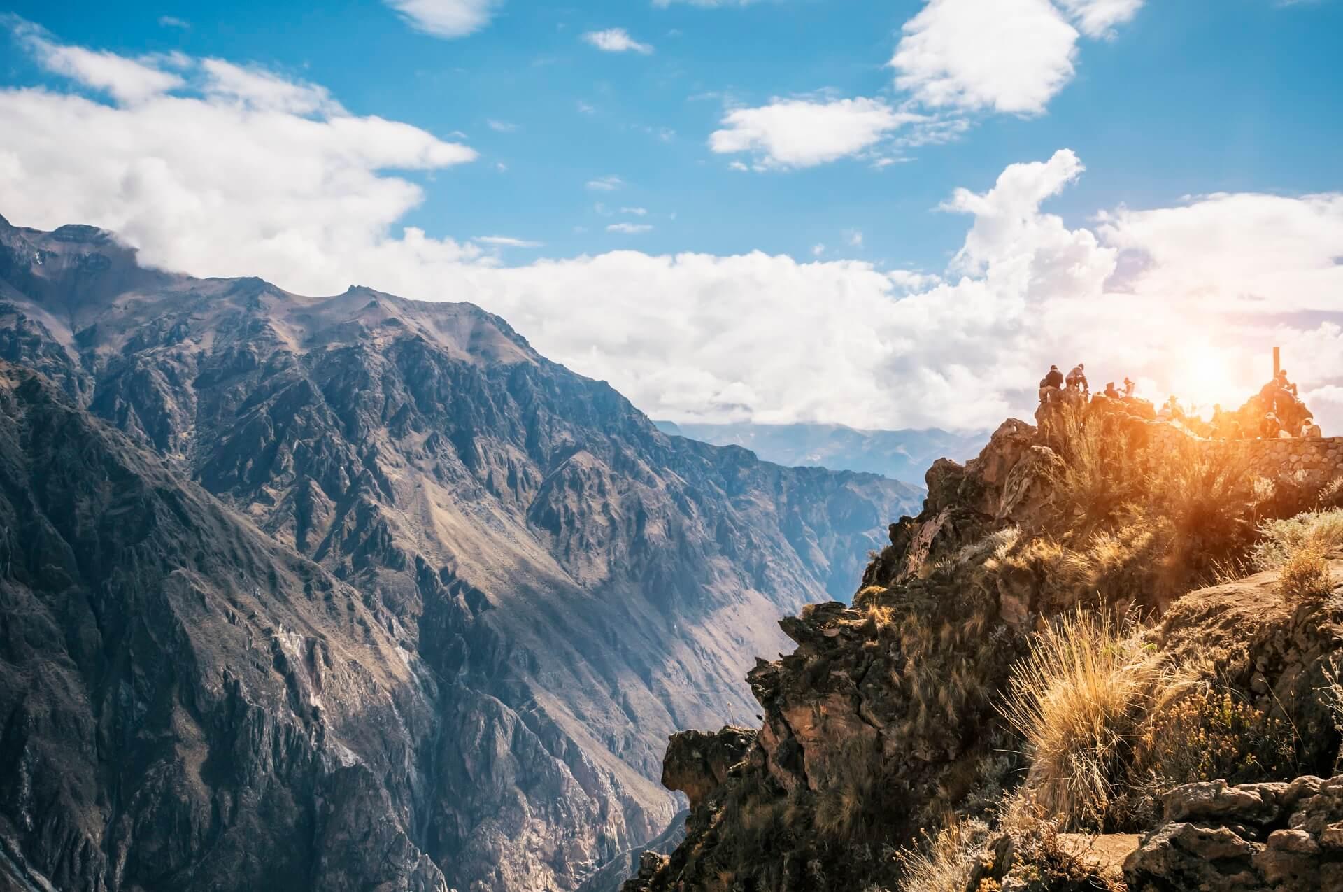 Colca Canyon in Peru, South America