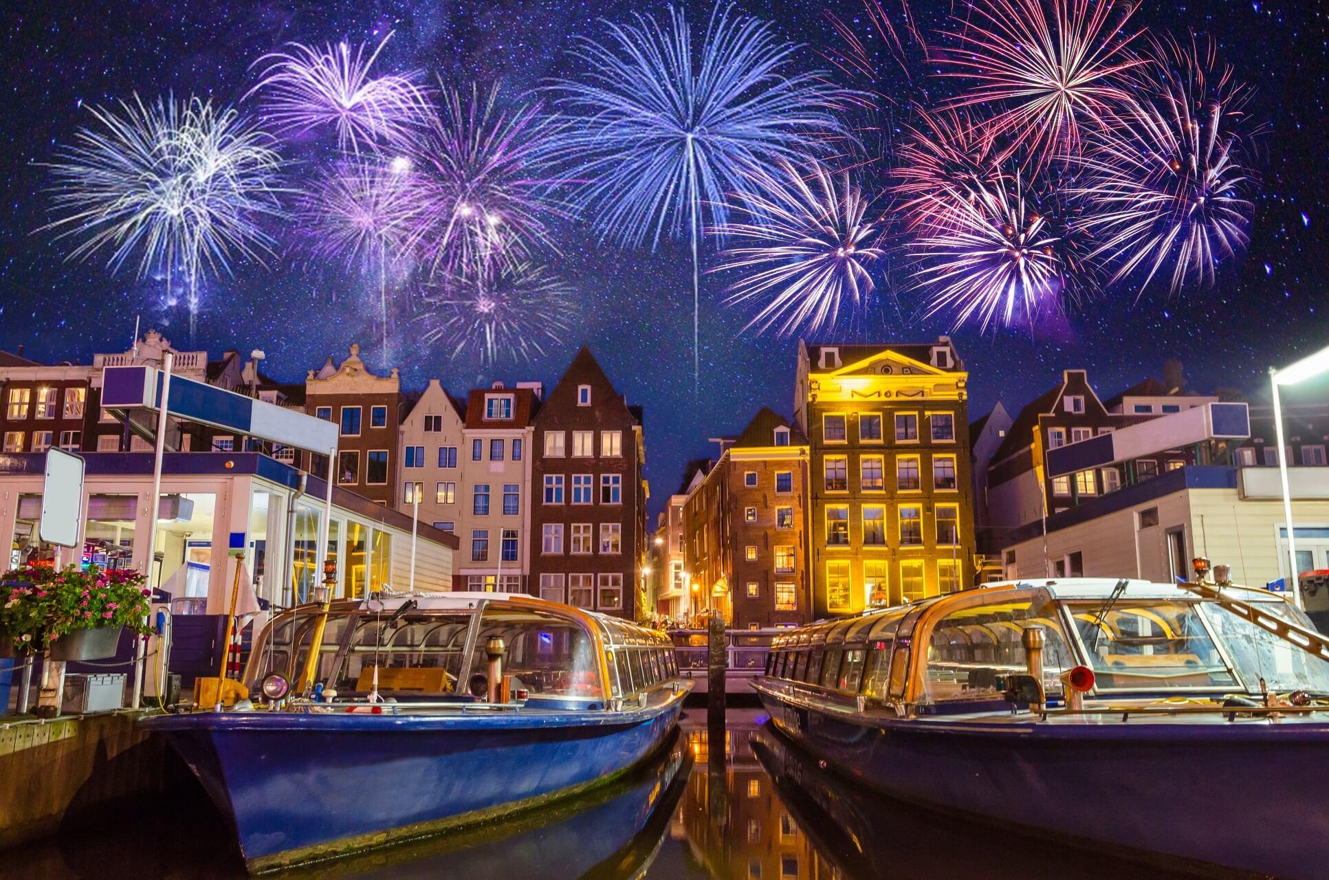 Fireworks in Amsterdam