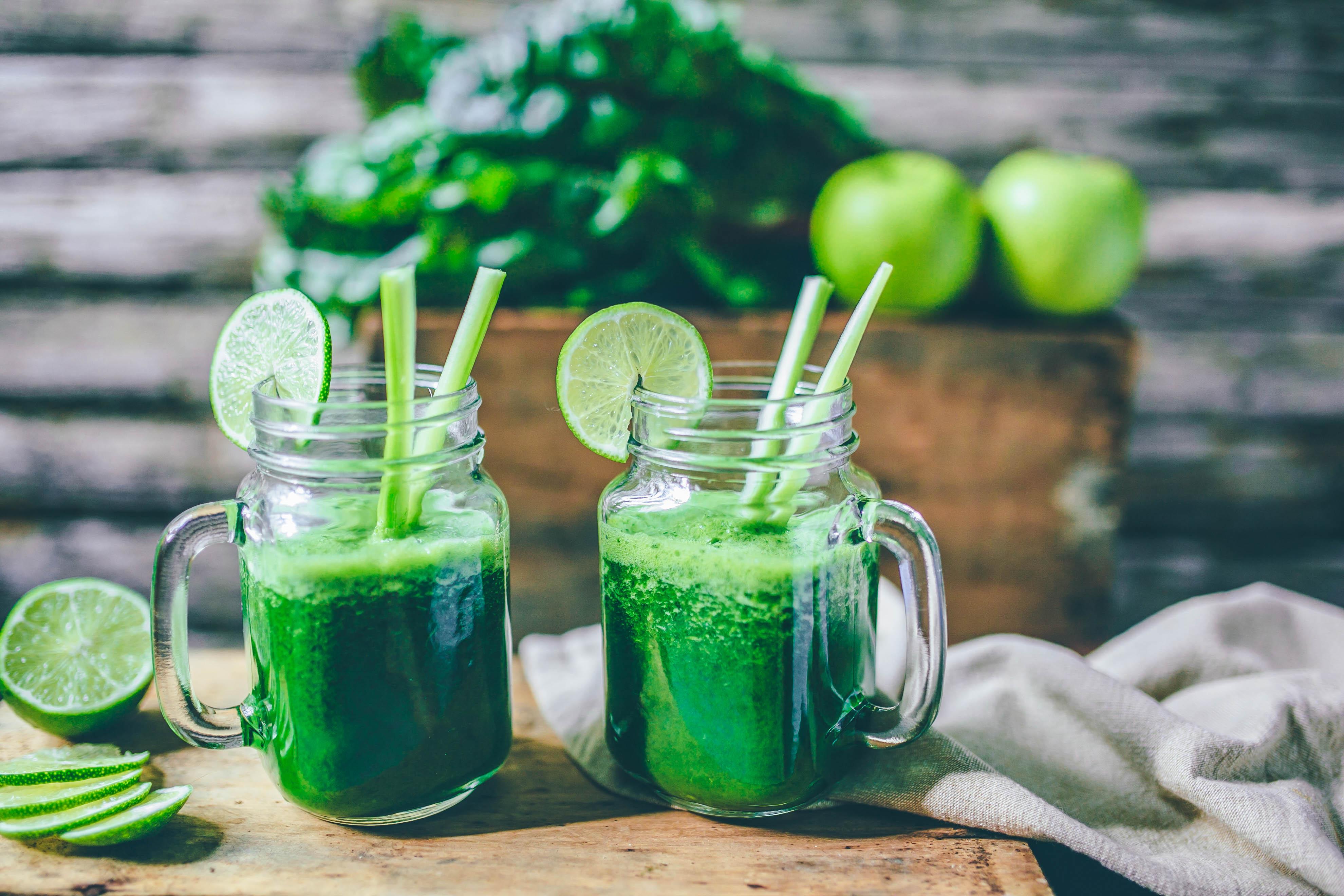 Green juice smoothie