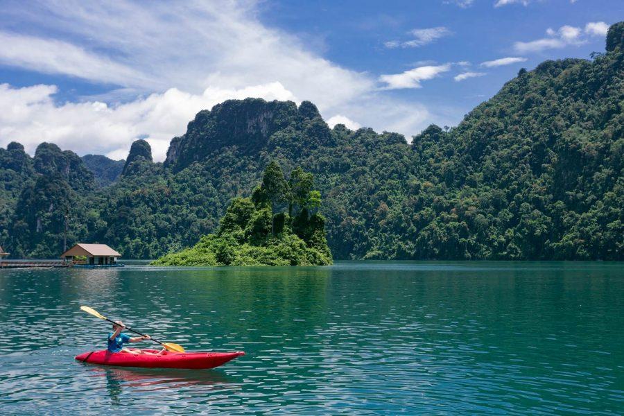 Kayakers in Khao Sok National Park