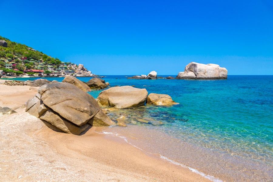 Ao Tanote Beach on Koh Tao, Thailand.