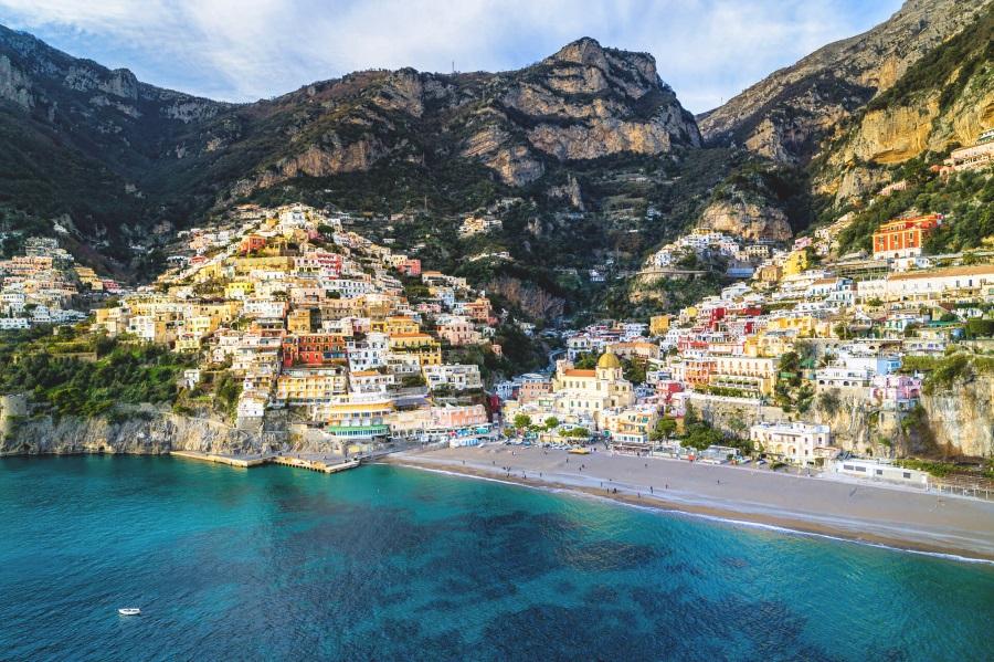 View of Positano.
