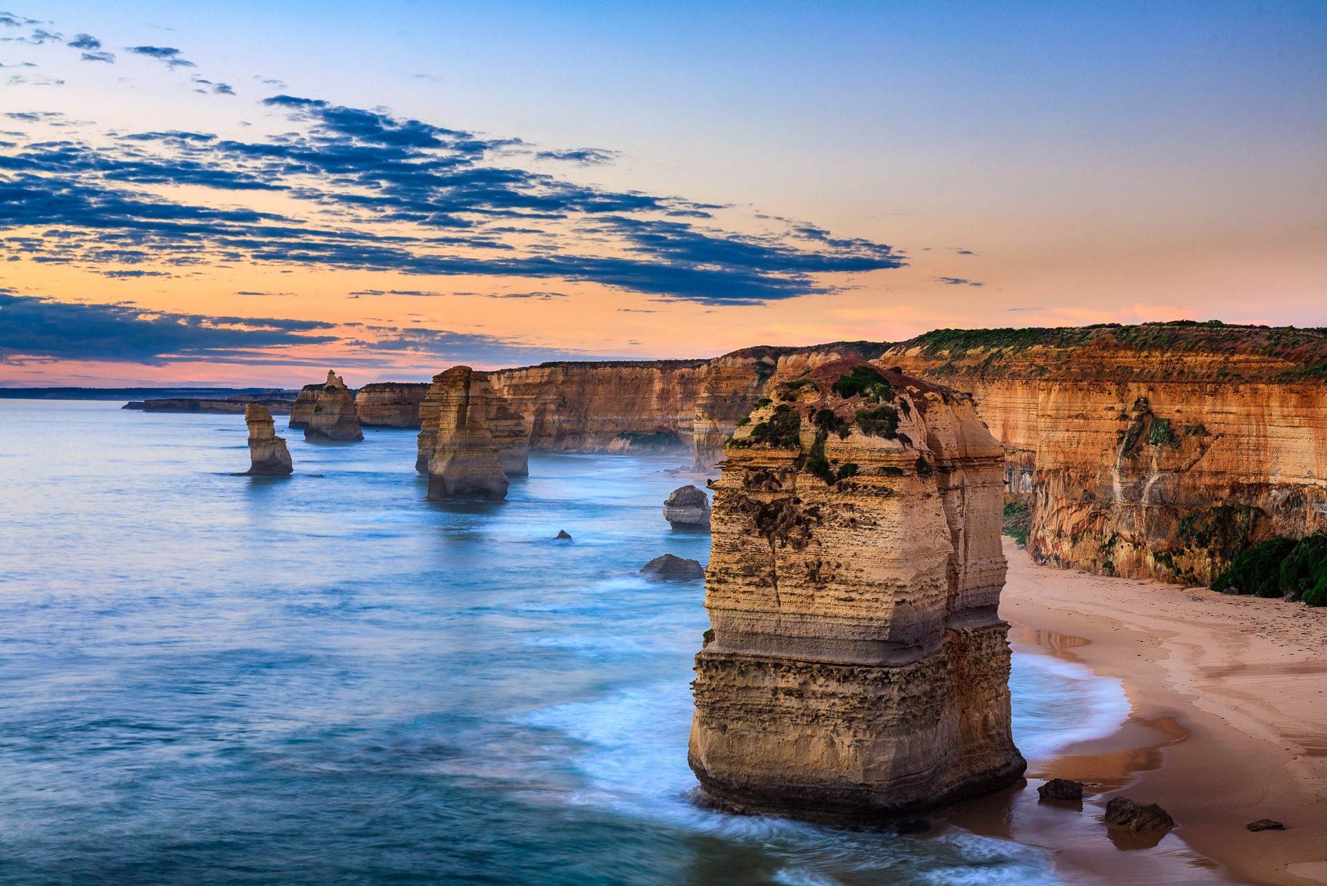 Port Campbell National Park in Victoria, Australia also houses the Twelve Apostles