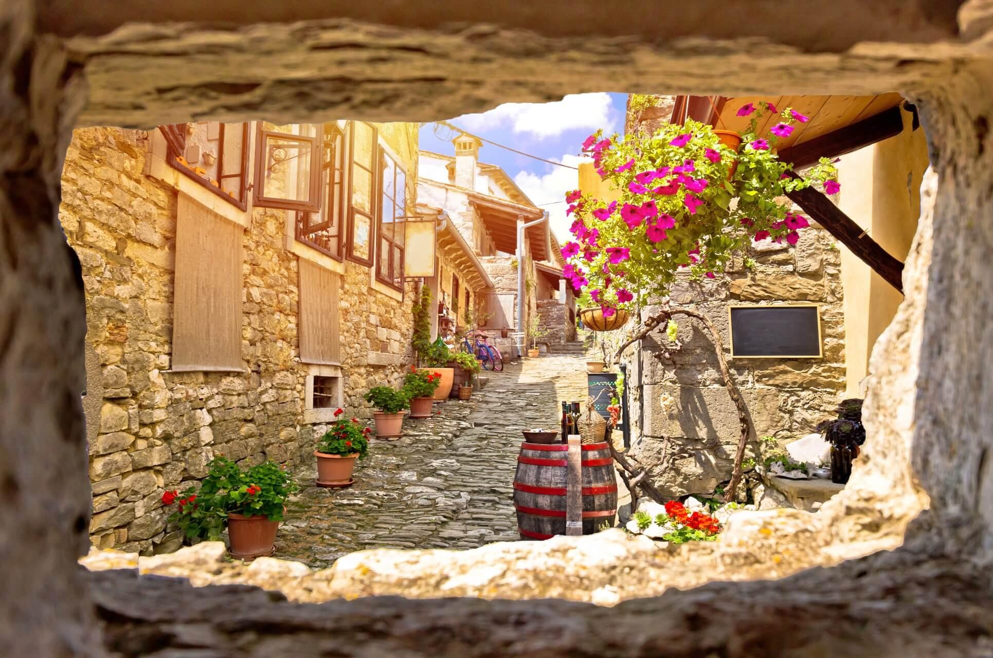 Alley in Croatian Istria
