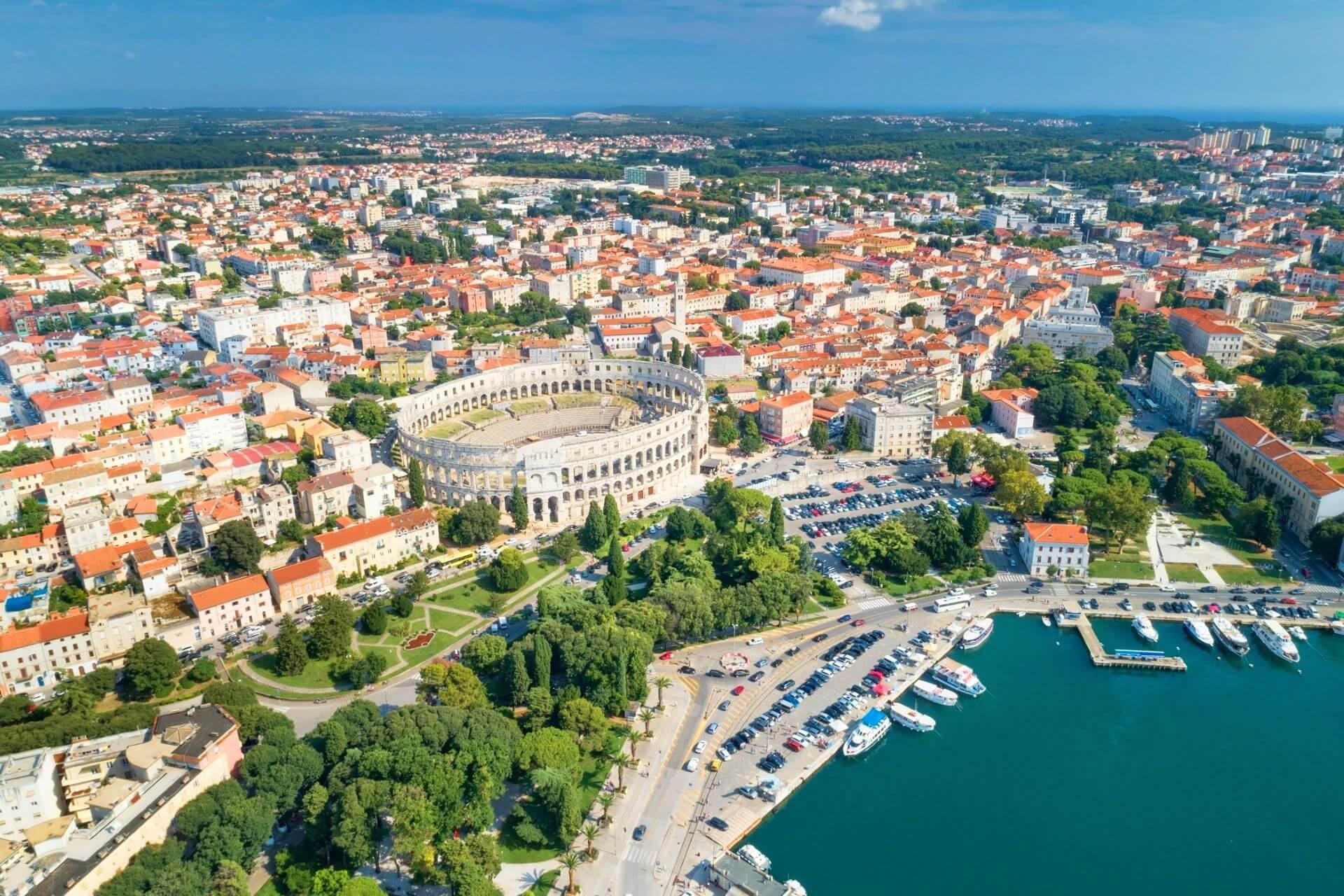 View of Pula