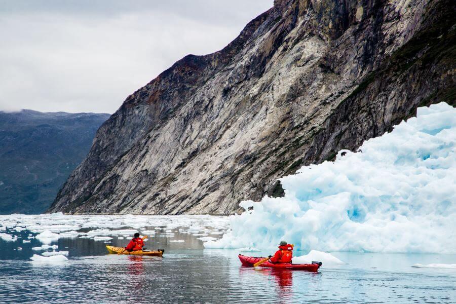Kayaking in Greenland