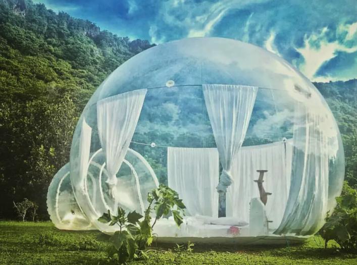 A bubble as a hotel in Bali