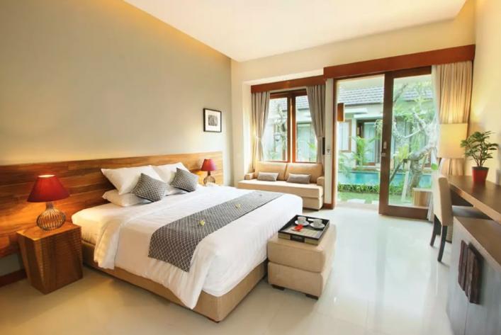 Bali's villas are green and beautiful