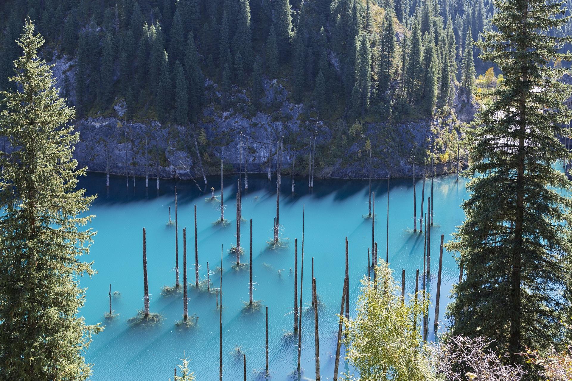 Kazakhstan National Park Kaindy Lake