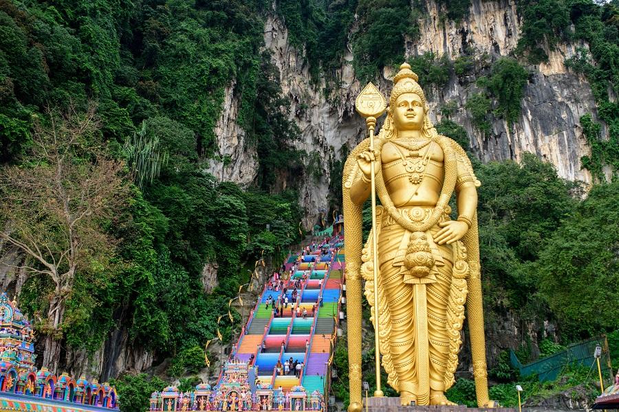 The Batu Caves near Kuala Lumpur