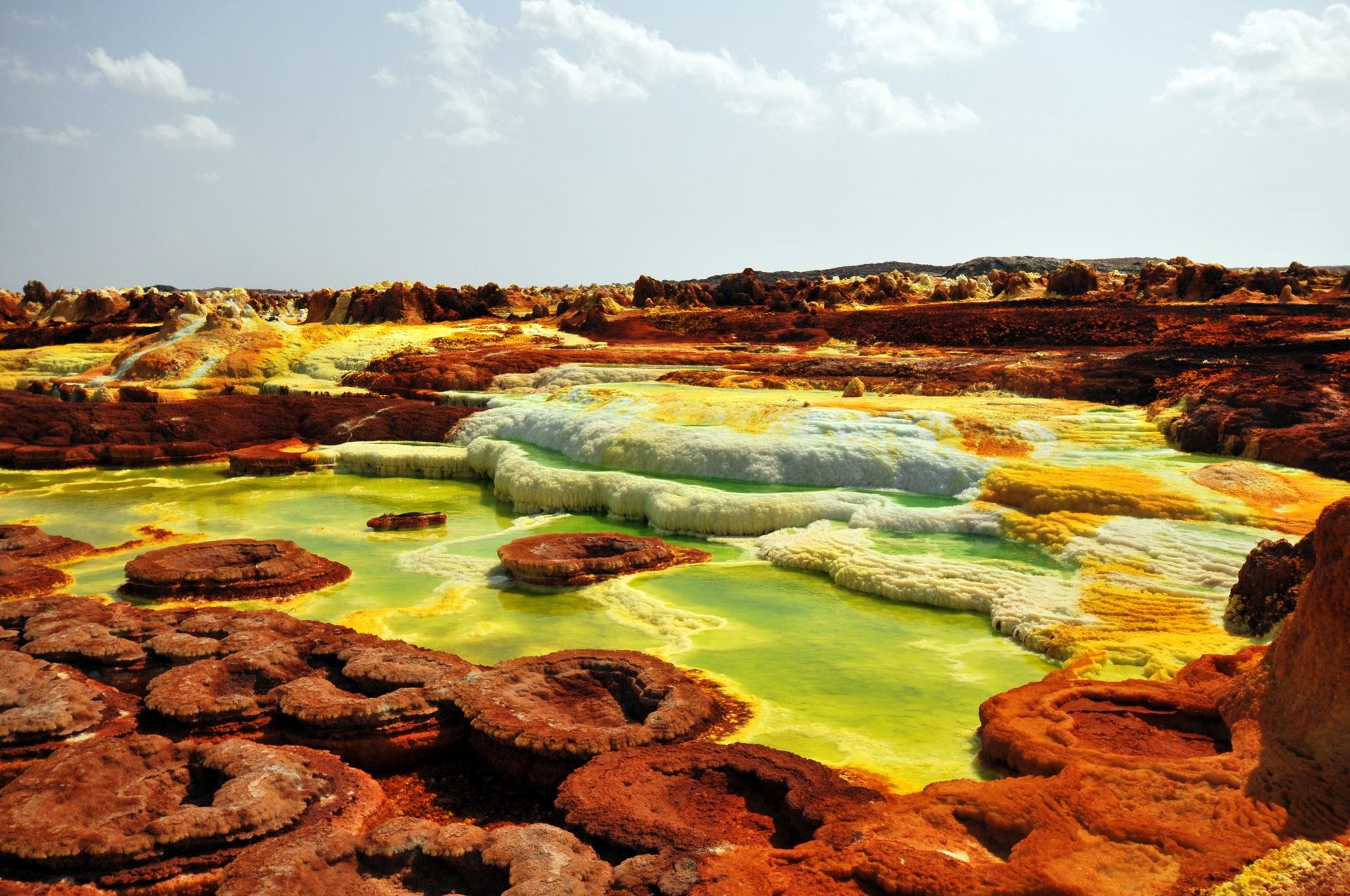 Dallol Volcano in Ethiopia