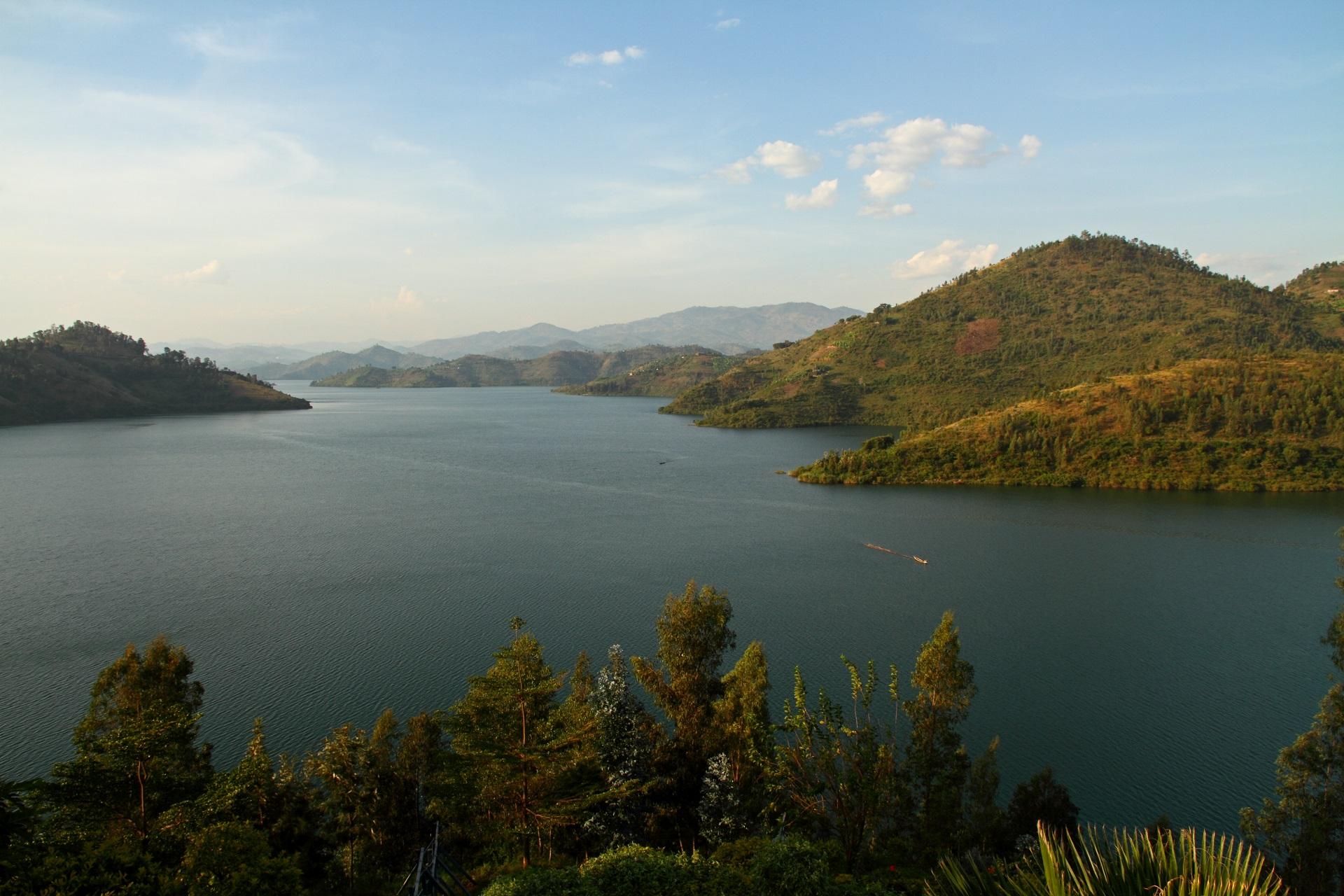 The Kivu Lake in Africa