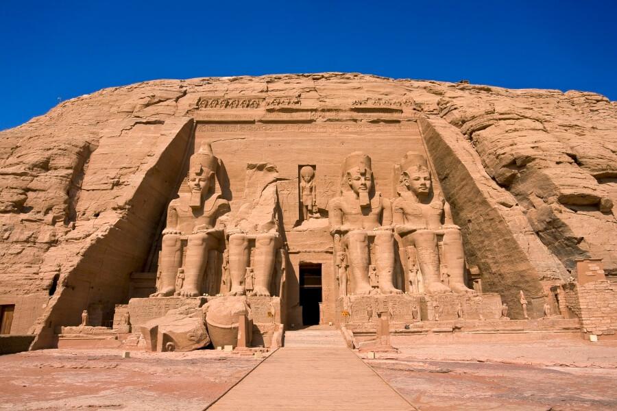 Temple of Abu Simbel in Egypt