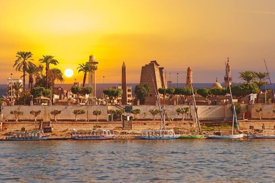 Nile River in Luxor, Egypt