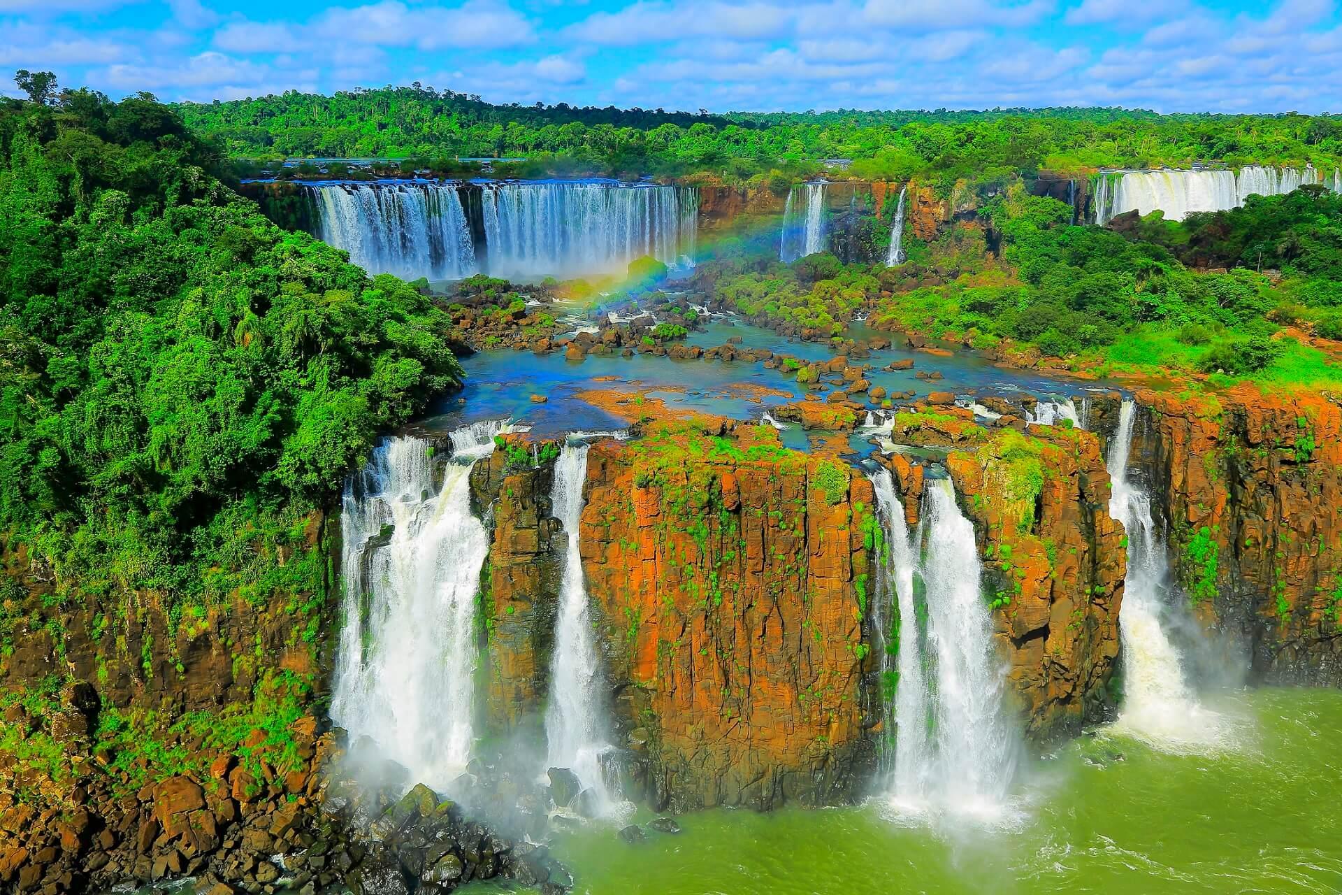 The Iguazu Falls offer a true natural spectacle