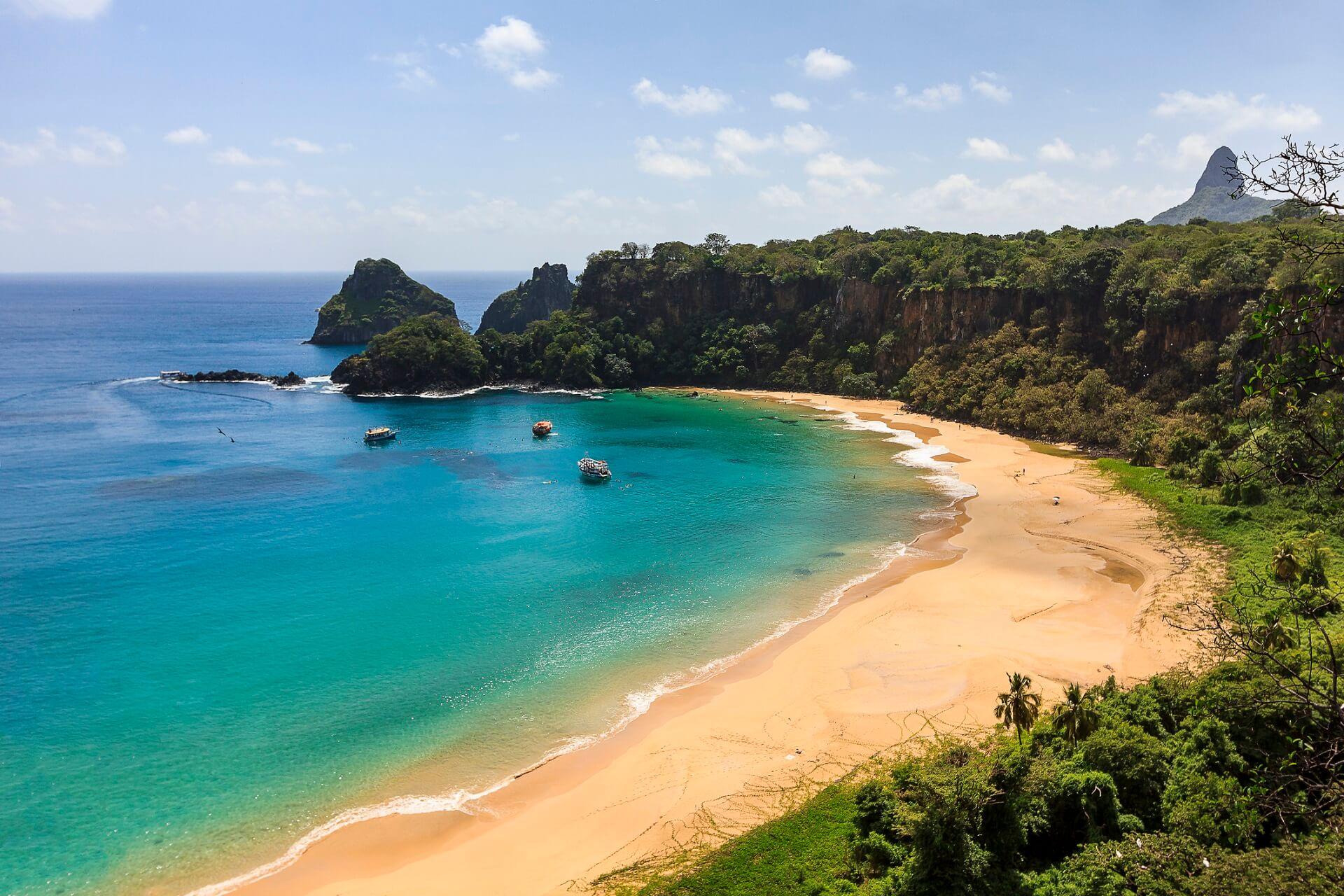 Baia do Sancho in Brazil, the most beautiful beach in the world