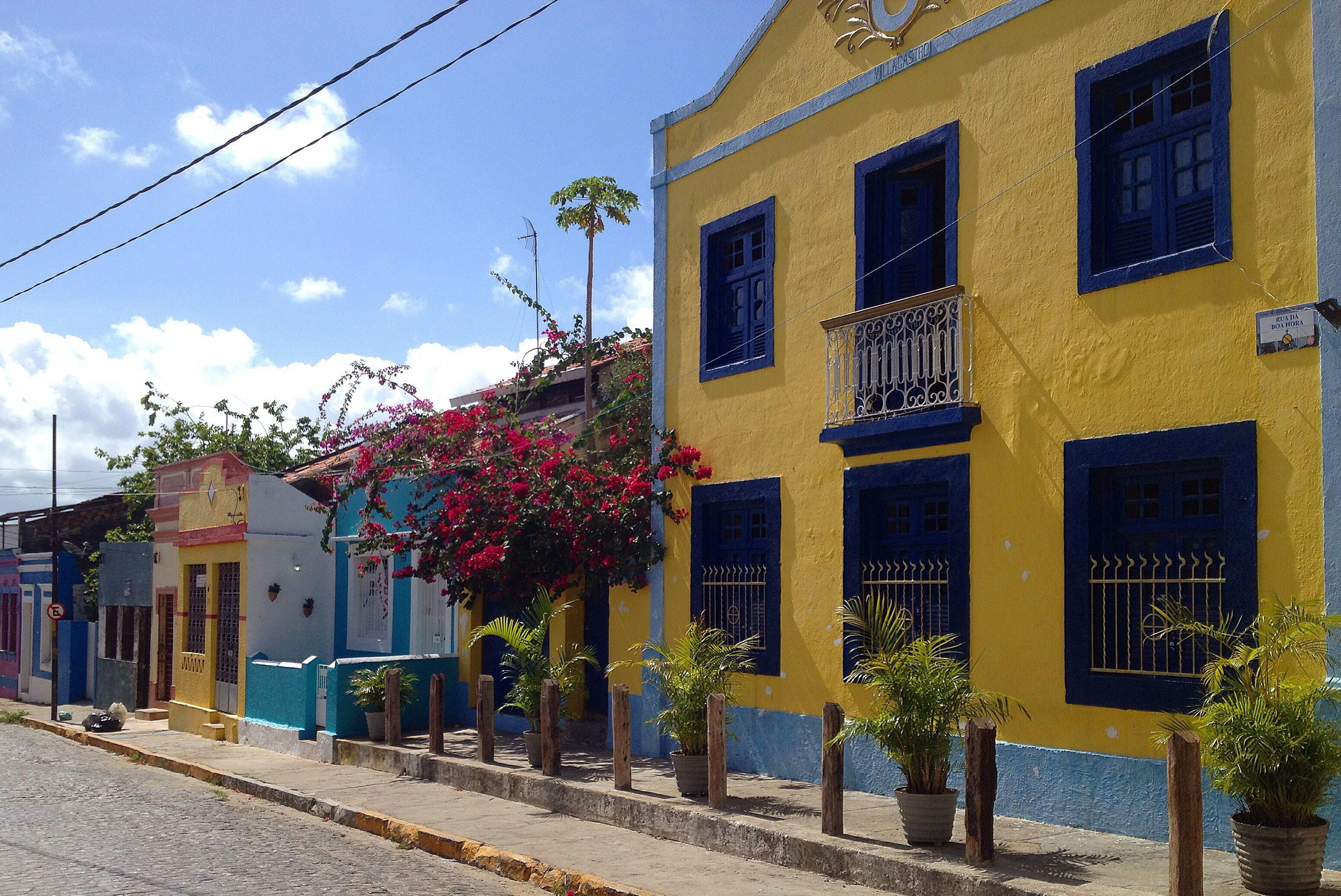 Olinda in Brazil is colorful and beautiful