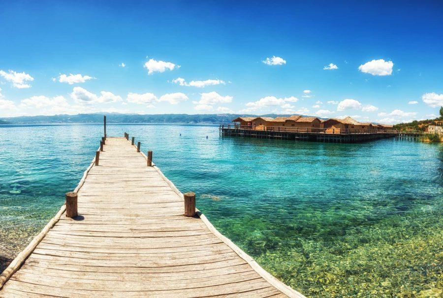 The Bay of Bones in North Macedonia is one of the most beautiful stretches of lake.