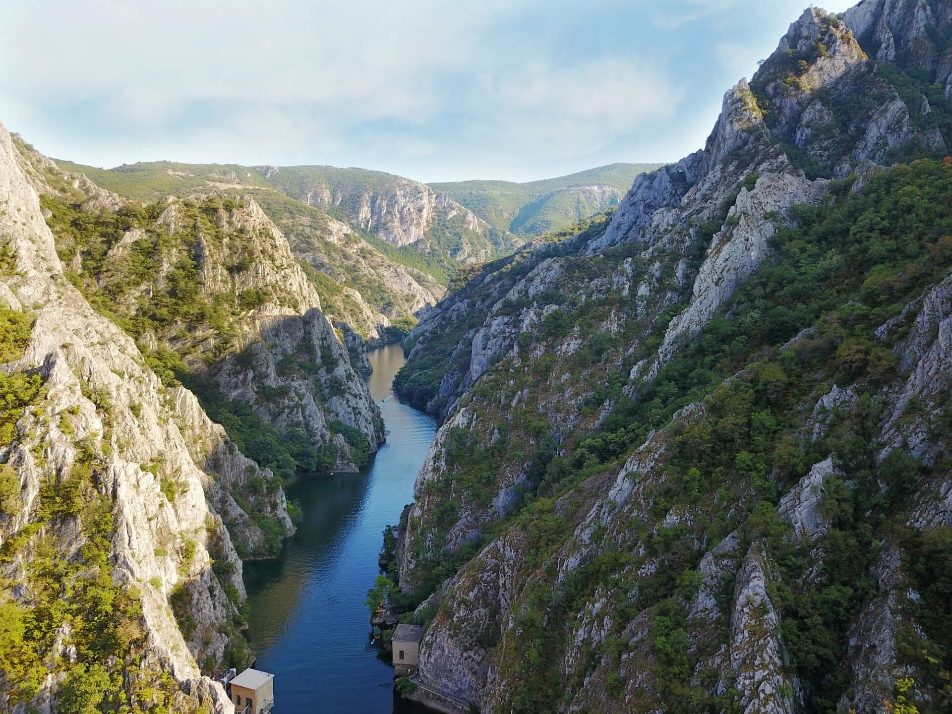 Matka Canyon in North Macedonia