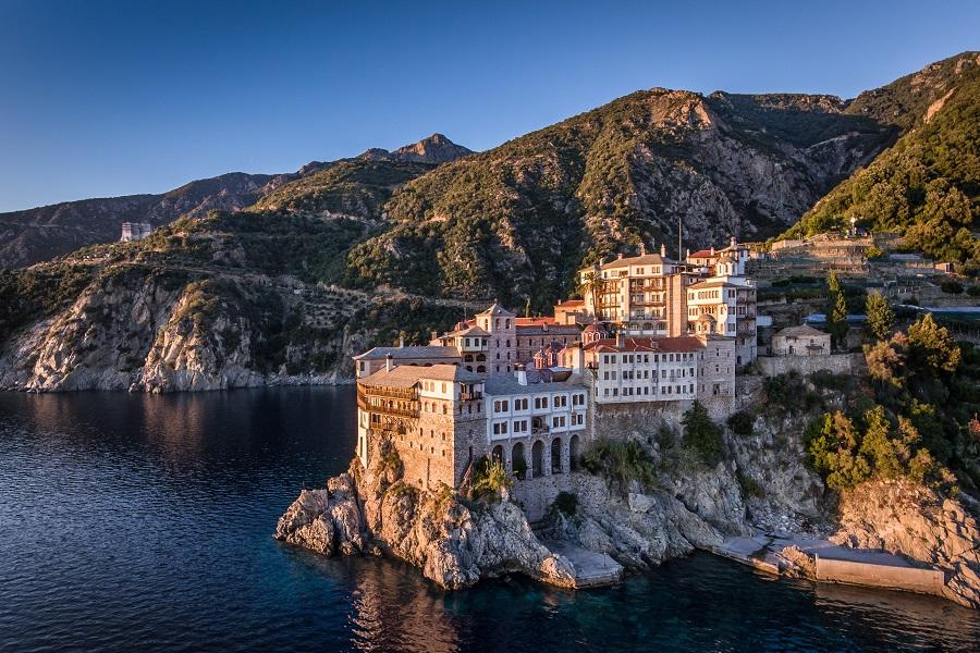 Mount Athos in Greece