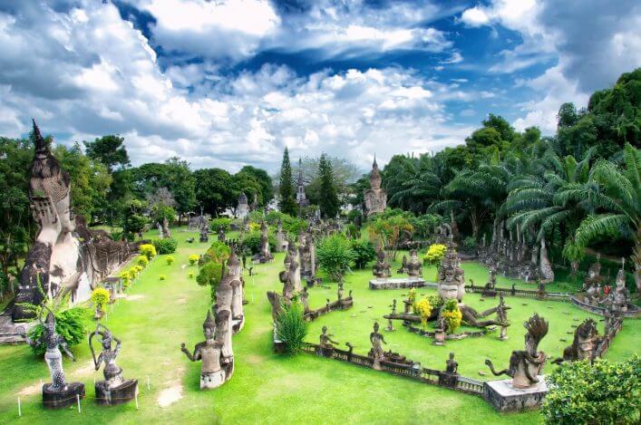 Buddha Park in the capital Vientiane, Laos