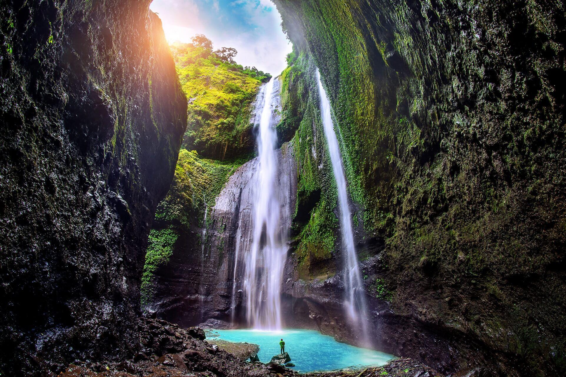The Madakaripura Waterfall on Java