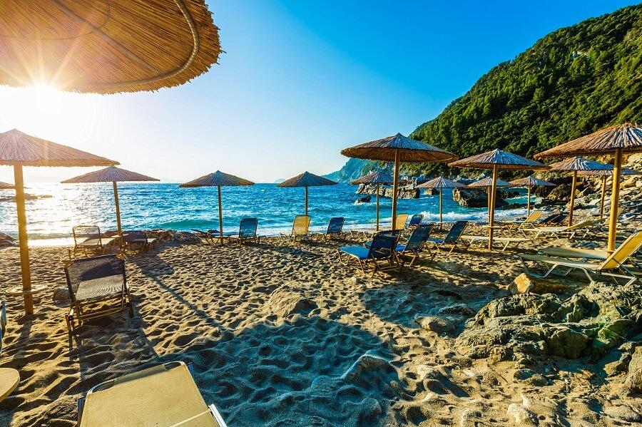 Agios Ioannis Beach on Skopelos Island, Greece