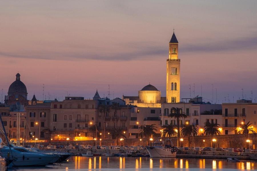 Bari at night