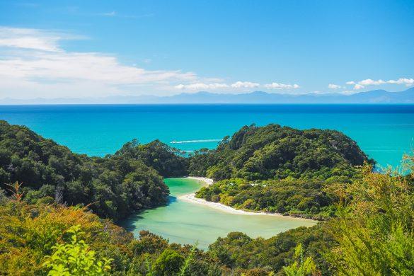 Abel Tasman National Park on the South Island of New Zealand