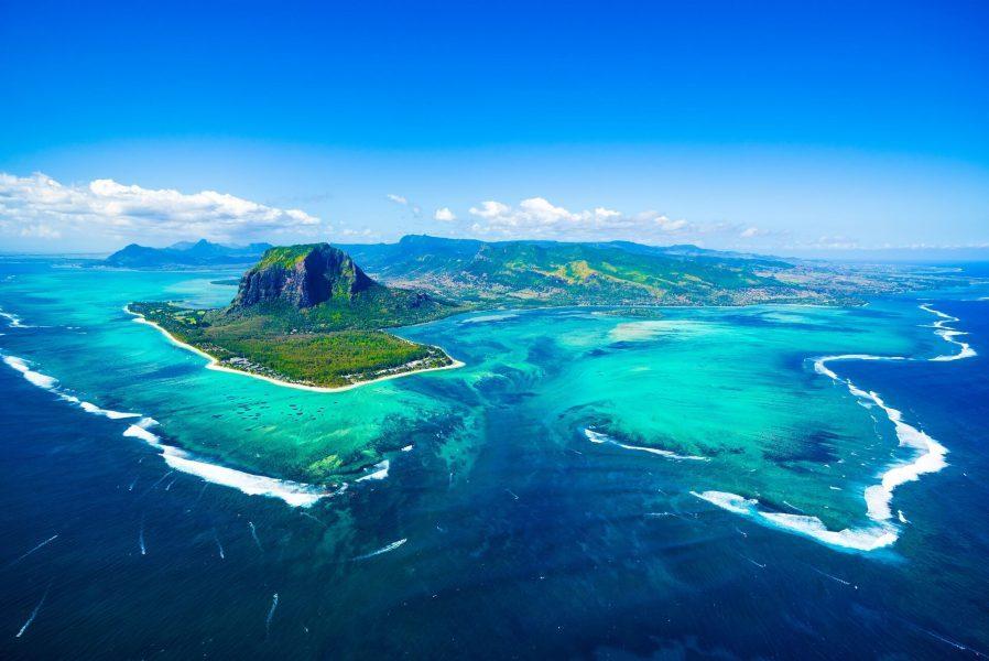 Mauritius from a bird's eye view