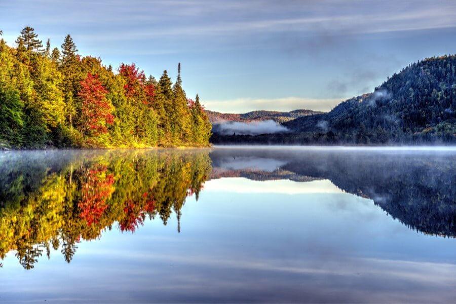 Lake in Quebec, Canada