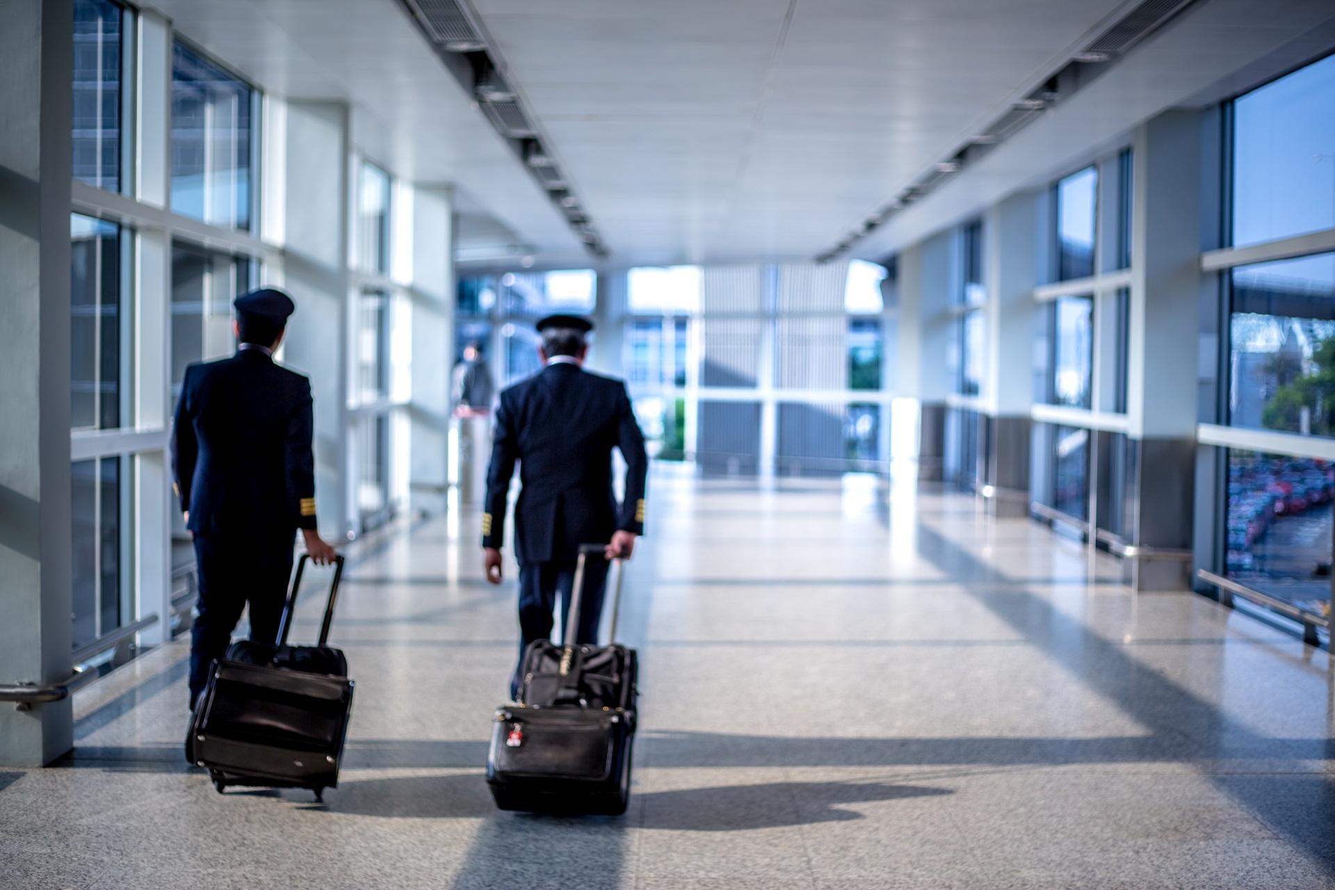 Pilots at the Airport