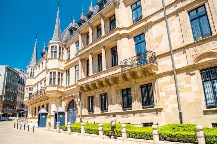 The Grand-Ducal Palace in the Old Town of Luxembourg
